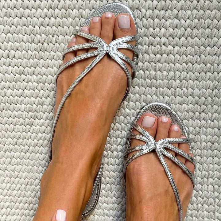 Meabh - Golden Elegance Sandals