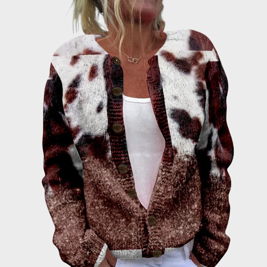 Ceancnoic - Rust Blossom Cardigan