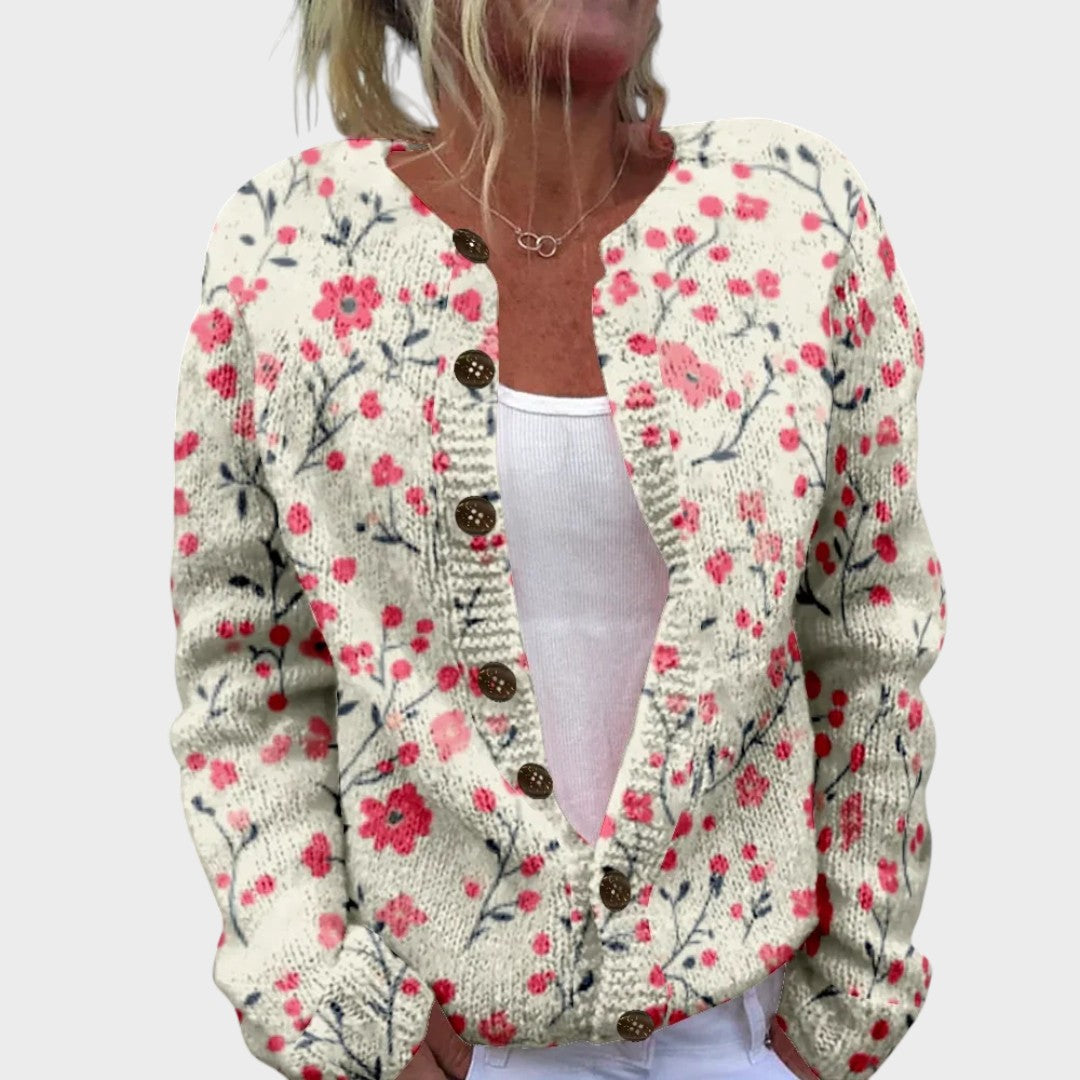 Catarina - Autumn Floral Cardigan