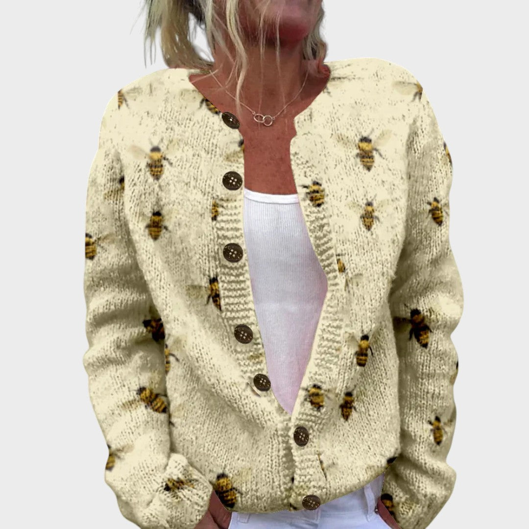 Ceanbhaois - Rustic Petal Cardigan