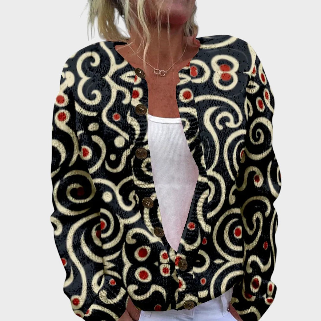 Gabriela - Autumn Floral Cardigan