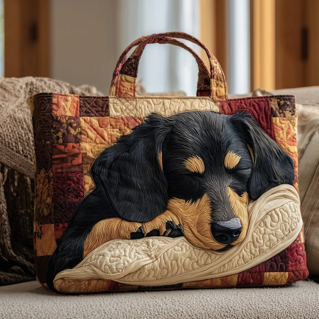 Dachshund Ladies Tote Bag
