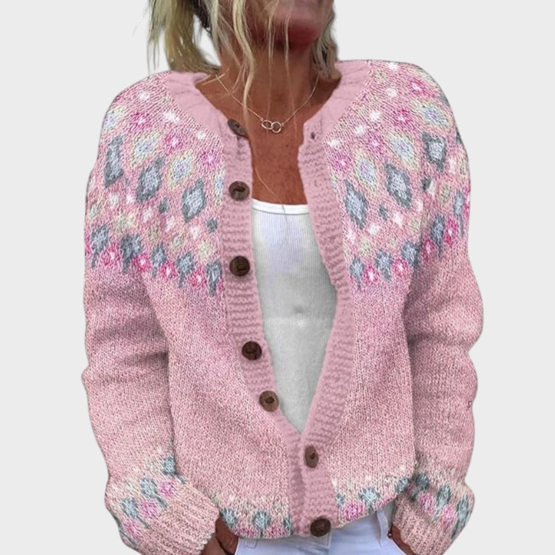 Fainchuas - Cherryblossom Weave Cardigan