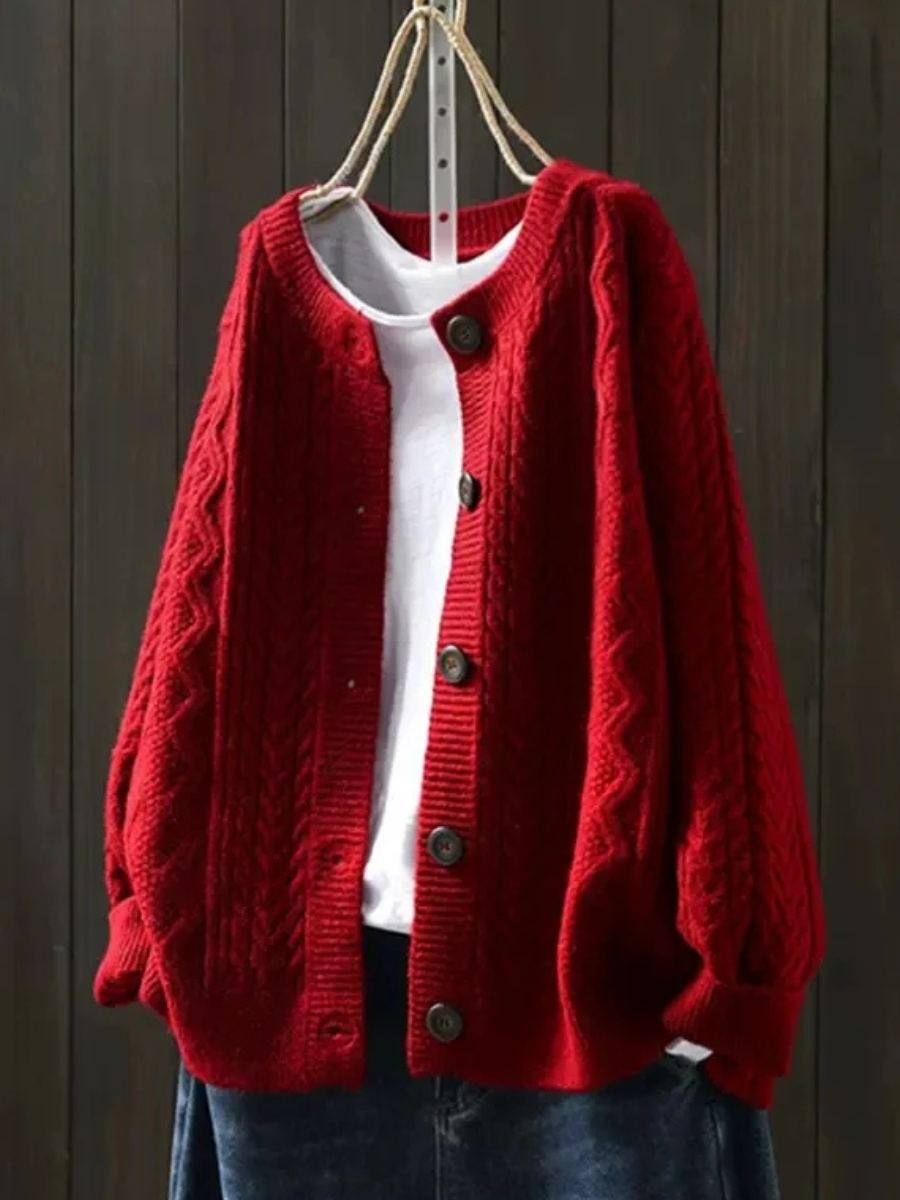 Lorença - Knitted Cable Cardigan