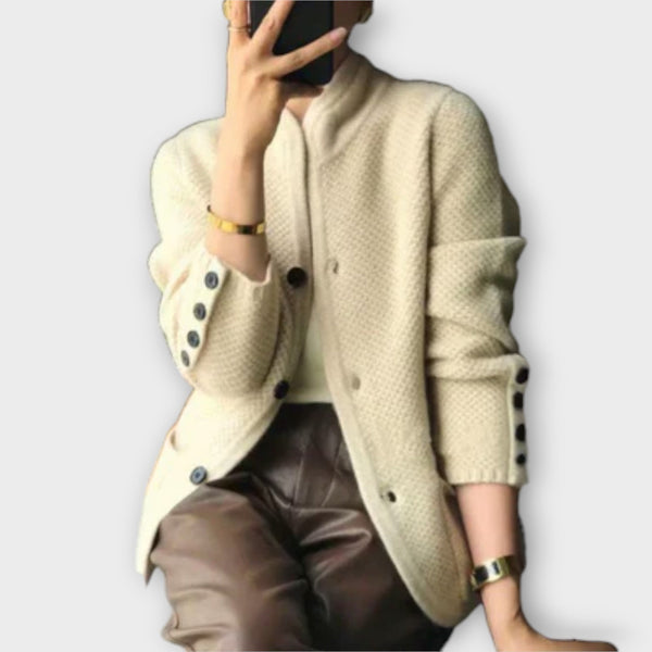 Alissa - Cardigan Confortable Crème