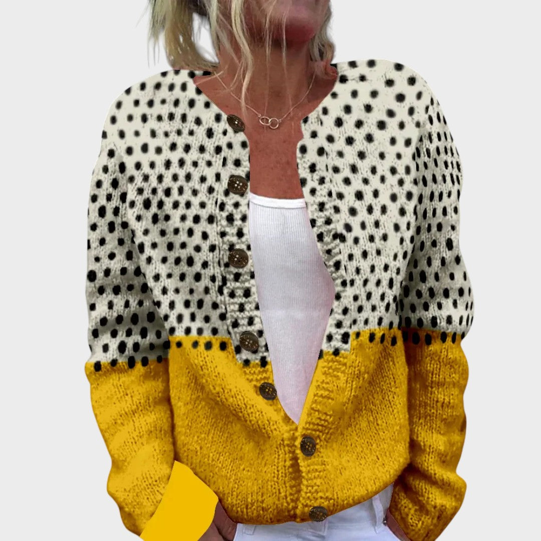 Ceathbhaois - Terracotta Bloom Cardigan
