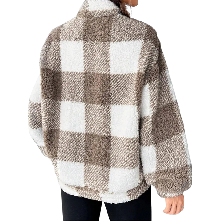 Ceanghleann - Plaid Fleece Sweater