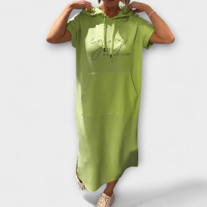 Daisy - Entspanntes Kapuzenkleid