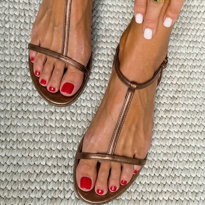 Aednat - Golden Spring Sandals