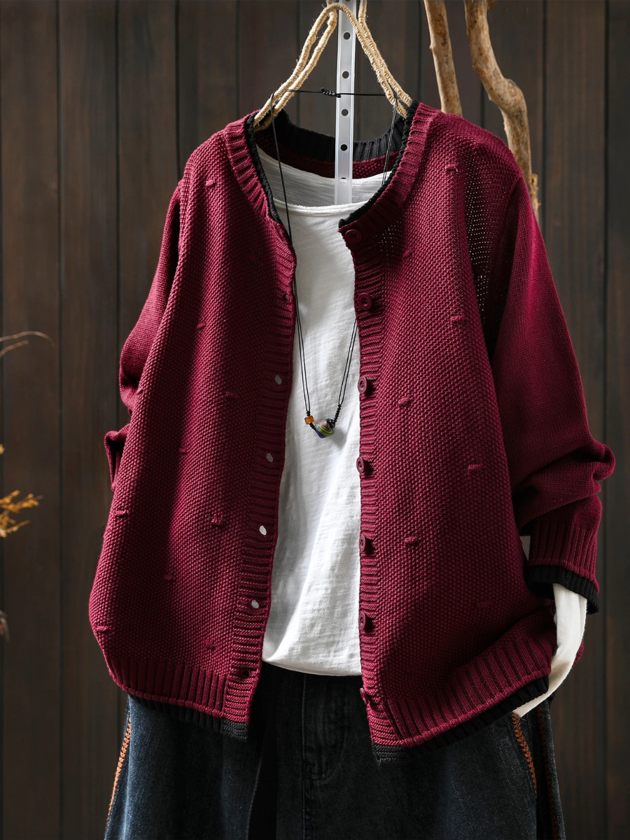 Isadora - Textured Cardigan