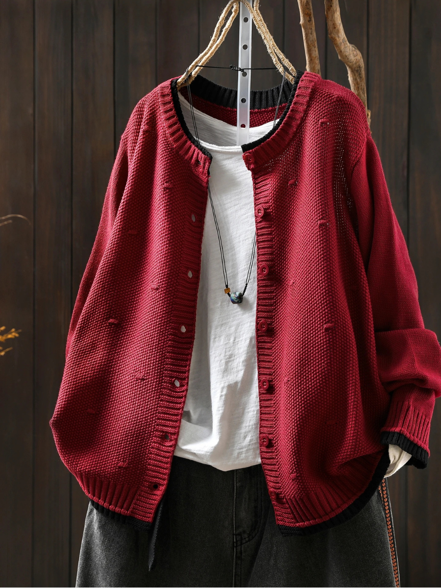 Isadora - Textured Cardigan