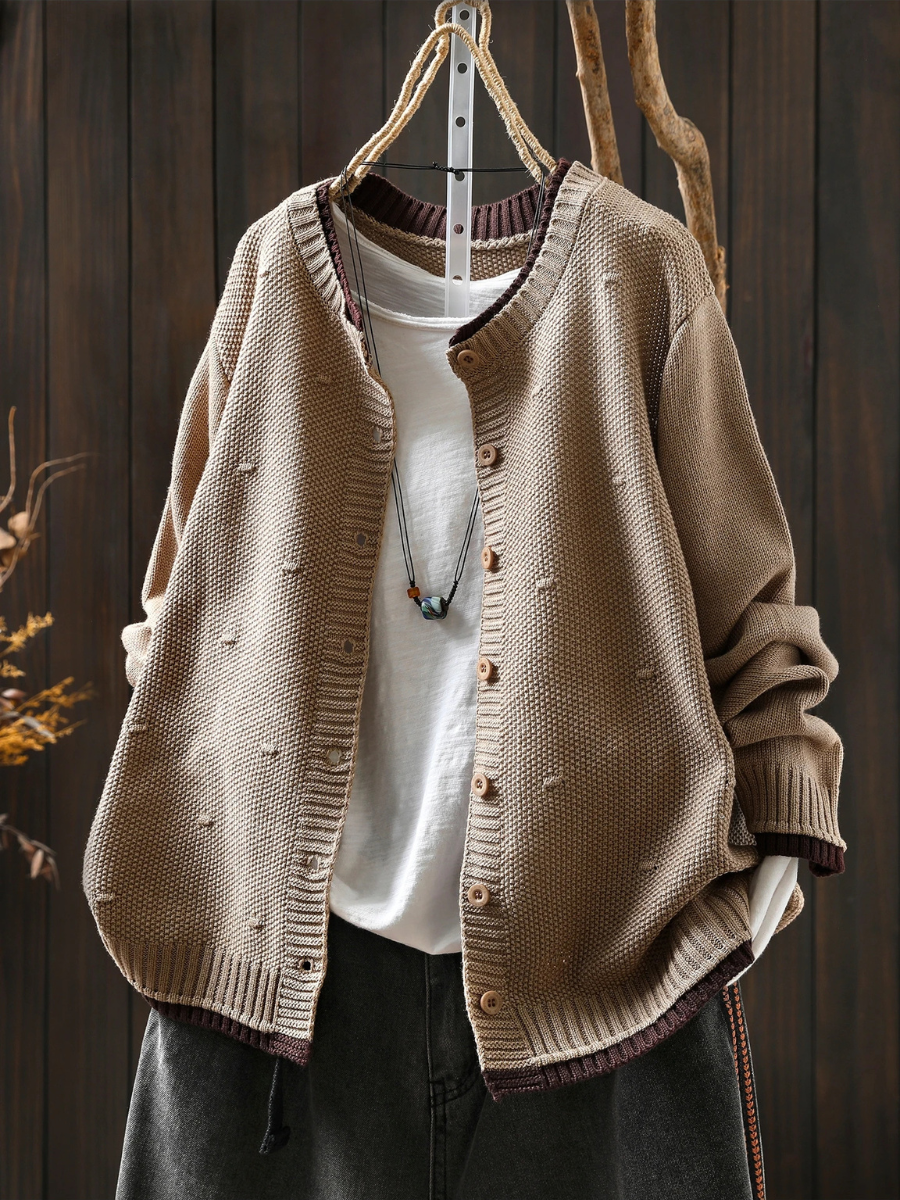 Isadora - Textured Cardigan