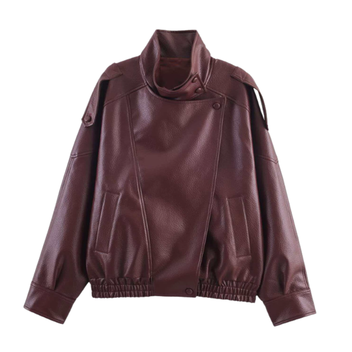 JAMIE™ – Stylish Modern Oversized Moto Jacket