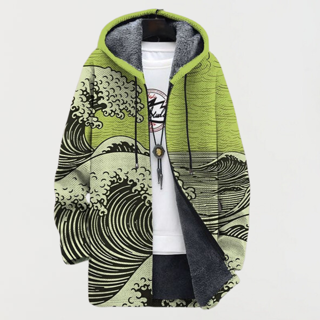 Wave Pattern Coat