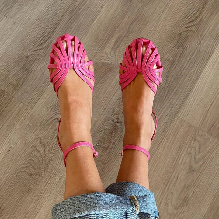 Clodagh - Gold Jewel Sandals