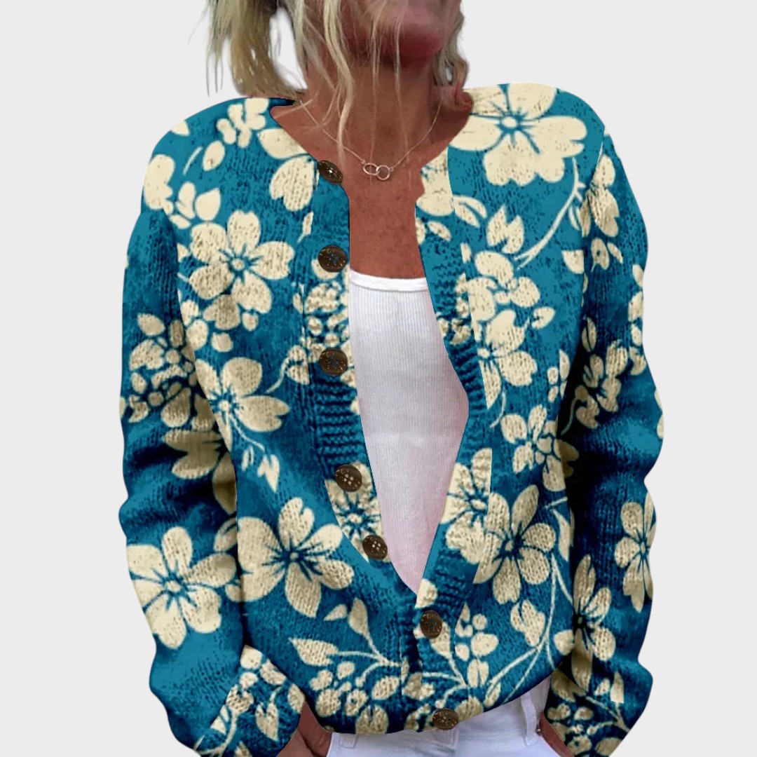 Mariana - Autumn Floral Cardigan