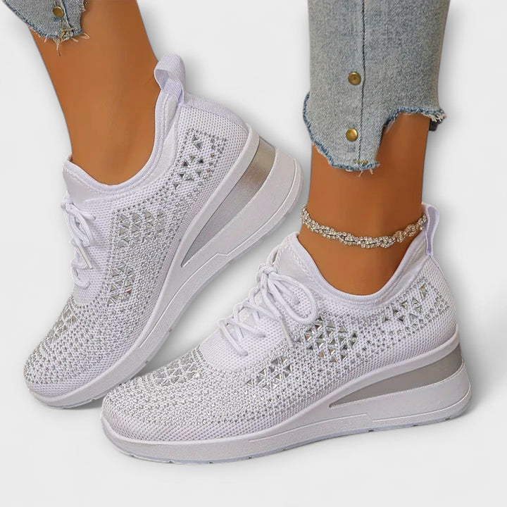 Gisela - Baskets Scintillantes avec Strass