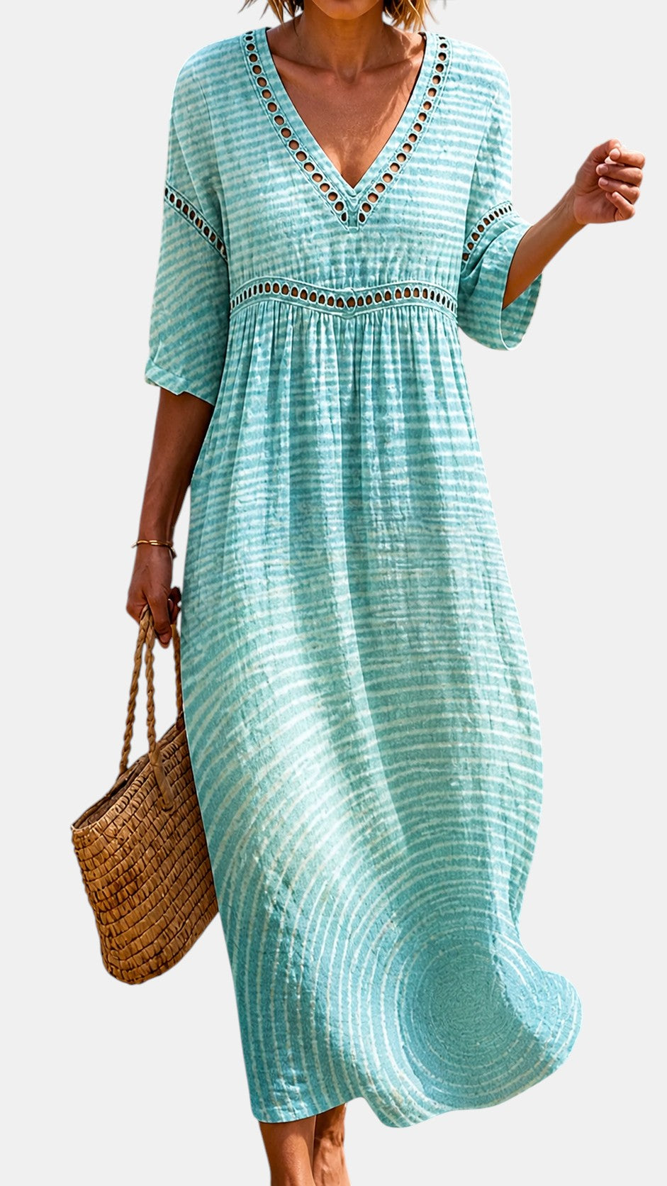 Robe Midi Bleue Douce