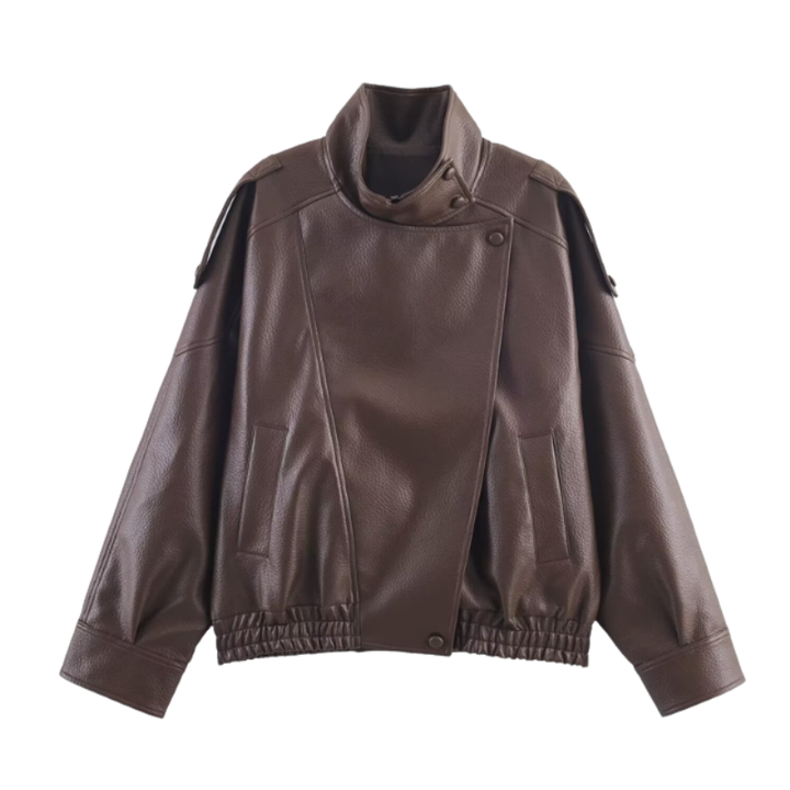JAMIE™ – Stylish Modern Oversized Moto Jacket