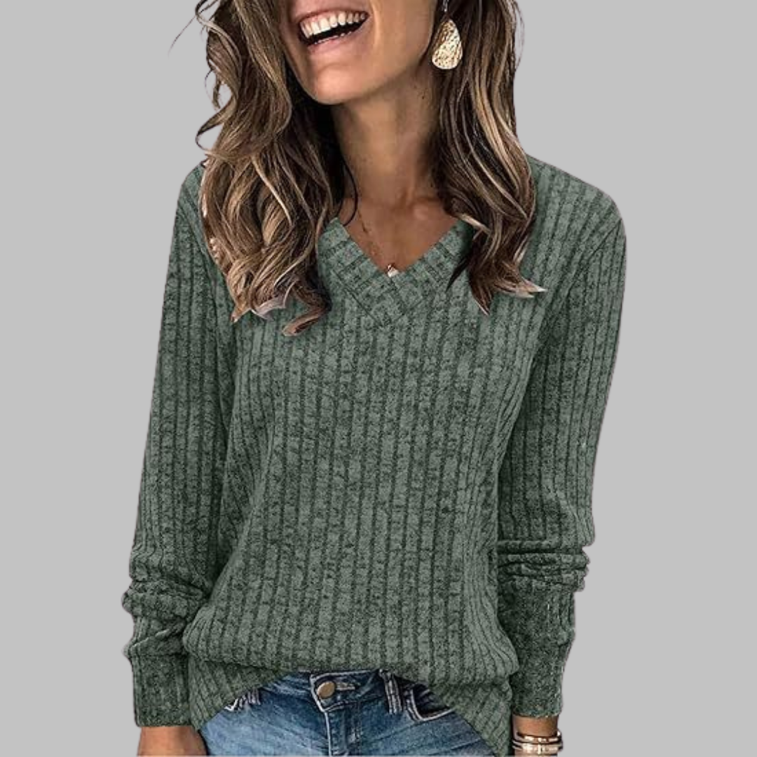 Sceirghleann - Vneck Comfy Sweater