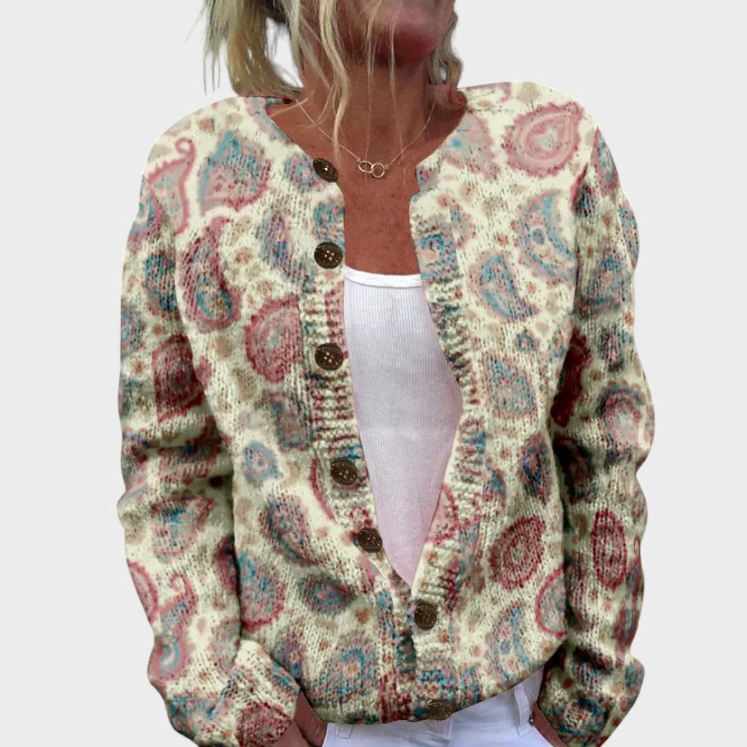 Lara - Autumn Floral Cardigan