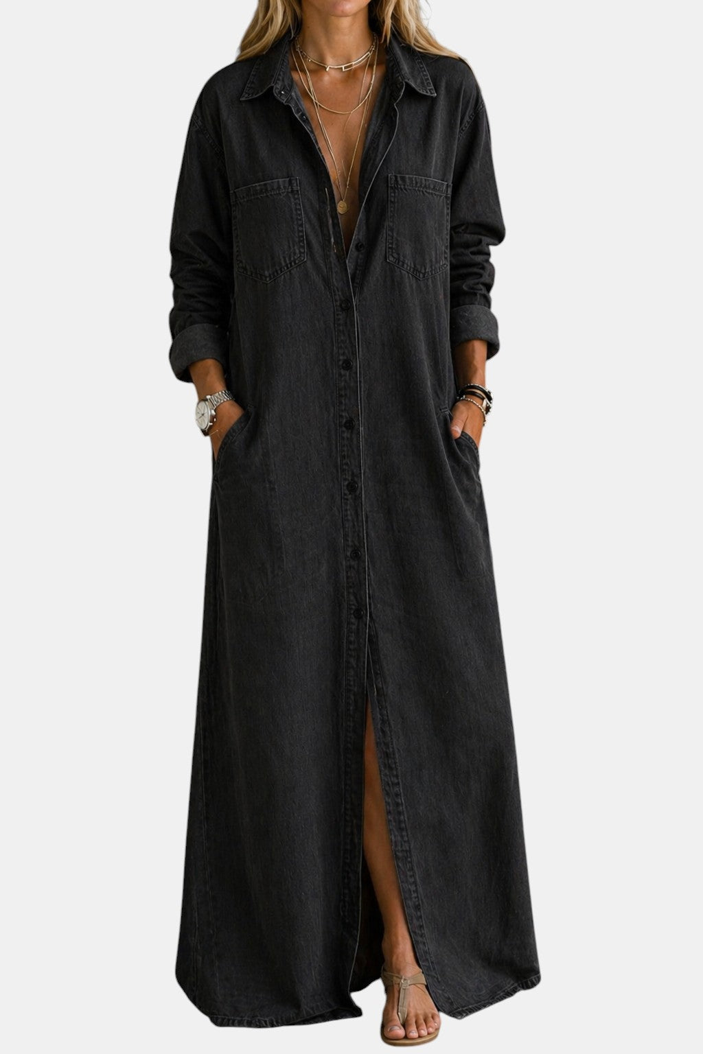 Delana | Robe à Boutons