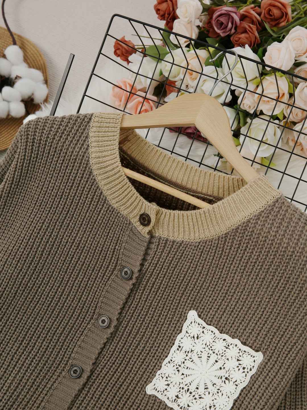 Marcelina - Knitted Coat with Pockets