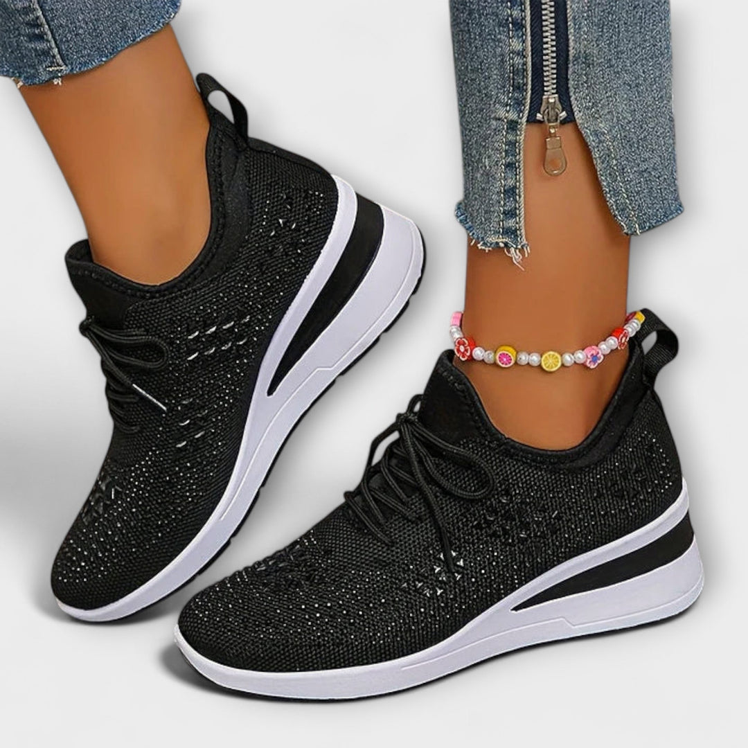 Gisela - Baskets Scintillantes avec Strass