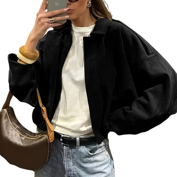 ALEENA™ – Relaxed Fit Military Style Jacket