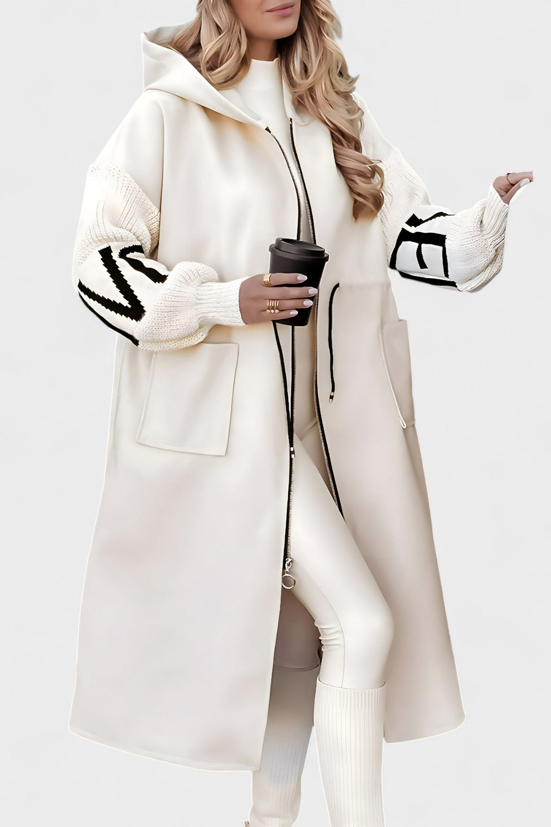 Rose - Elegant Cardigan Coat