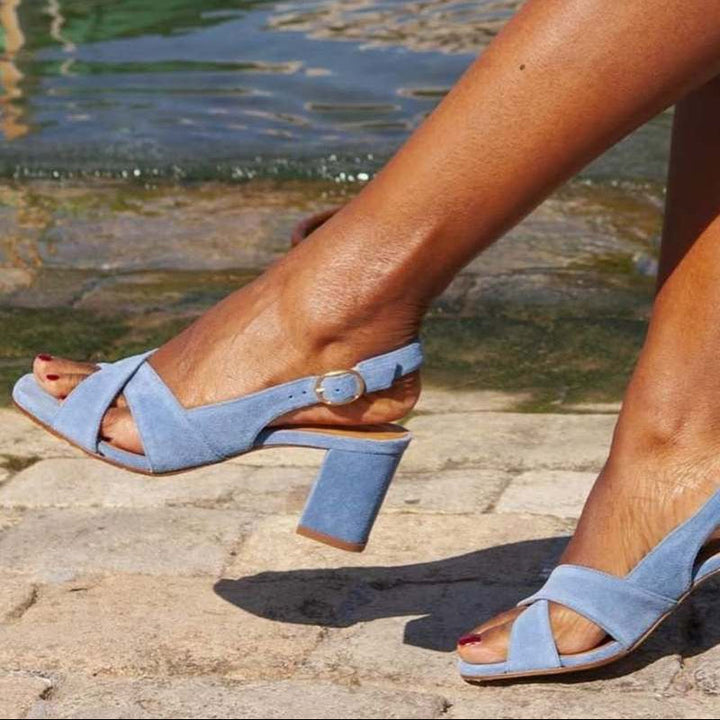 Cara - Blue Summer Sandals