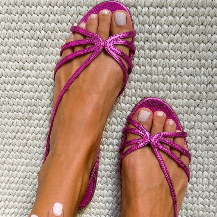 Meabh - Golden Elegance Sandals