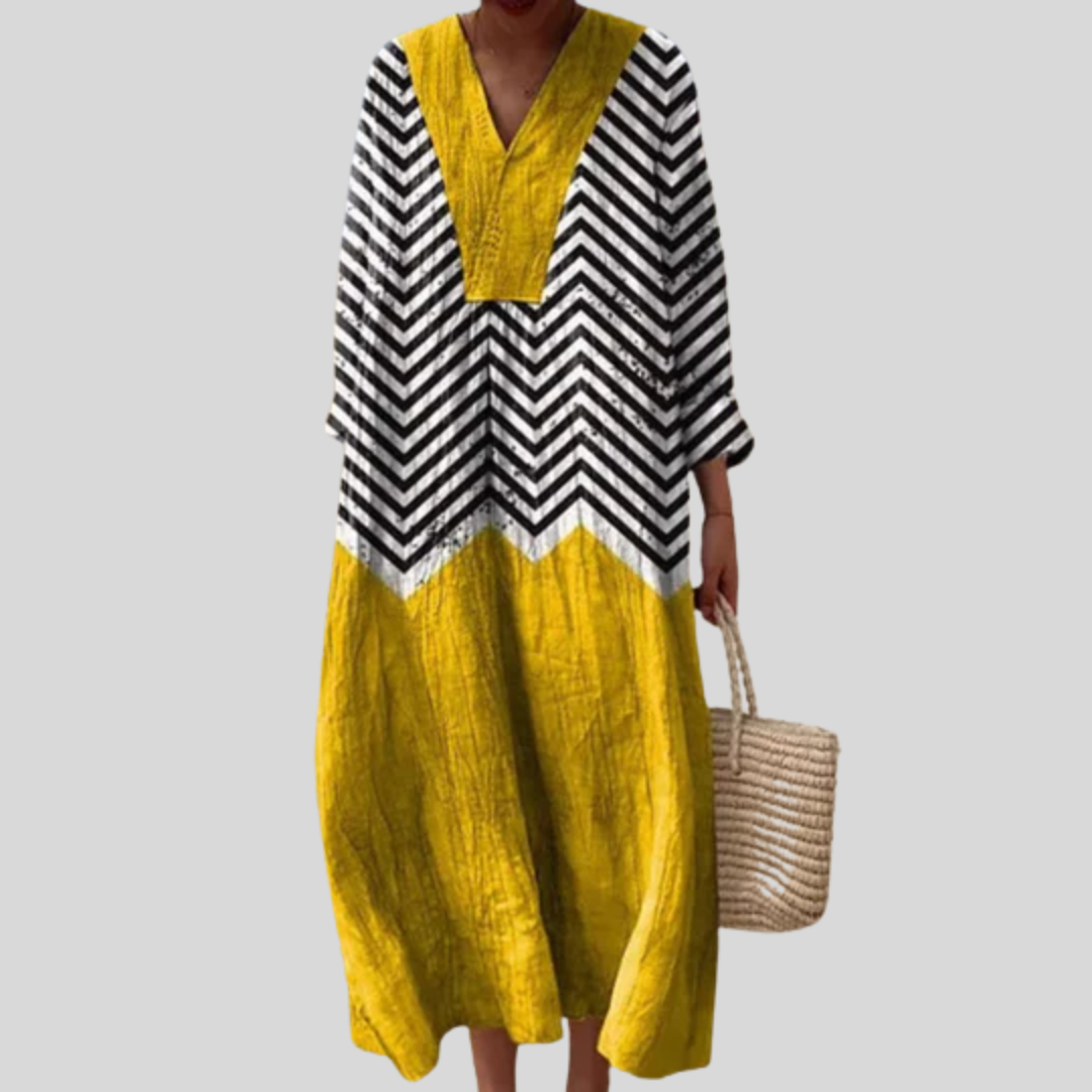 Robe d'Été Flatteuse à Imprimé