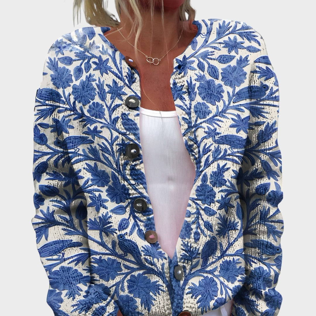 Benedita - Autumn Floral Cardigan