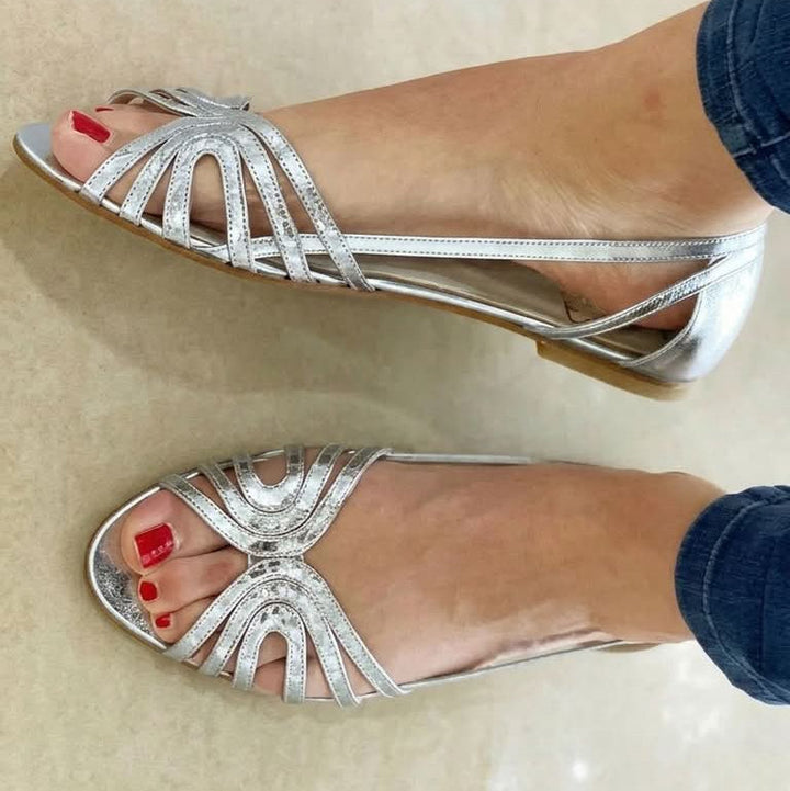 Nuala - Golden Summer Sandals