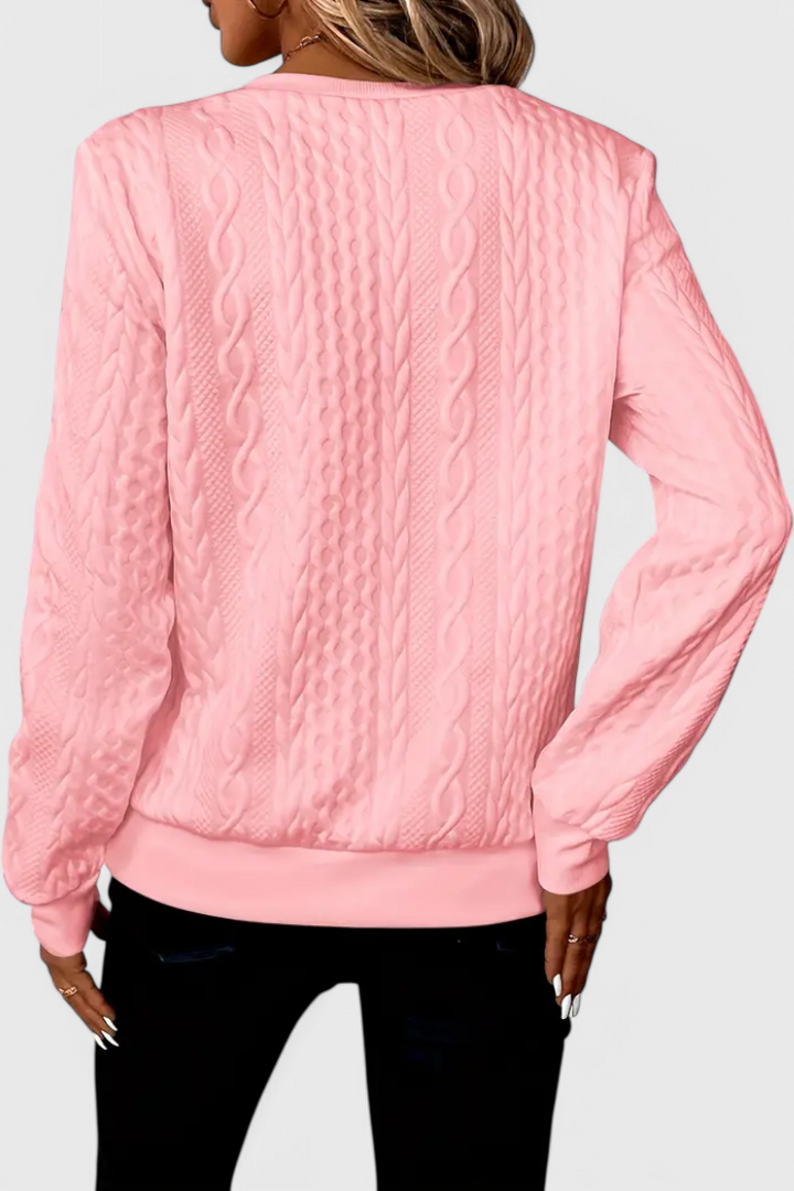Zoey Soft Zip Knit Jumper