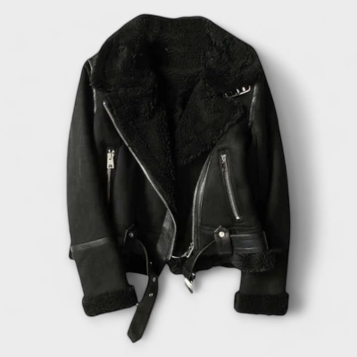 Catarina - Suede Aviator Jacket