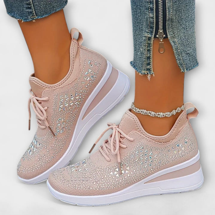 Gisela - Baskets Scintillantes avec Strass