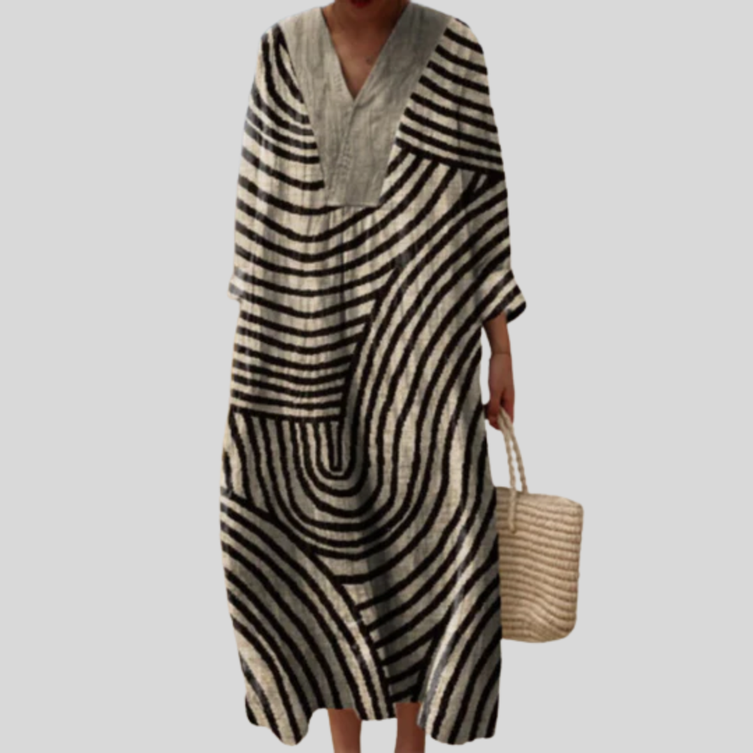 Robe d'Été Flatteuse à Imprimé