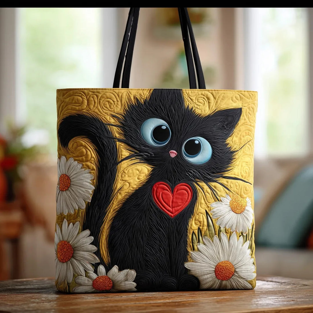 Black Cat Daisy Bag