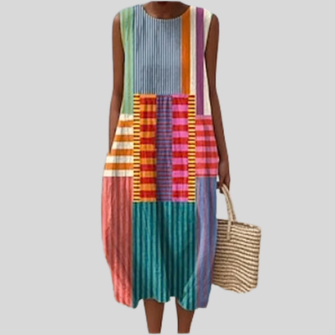 Brona - Dress Patchwork