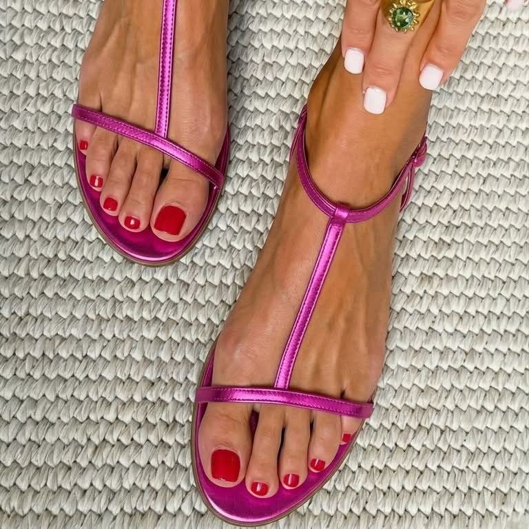 Aednat - Golden Spring Sandals