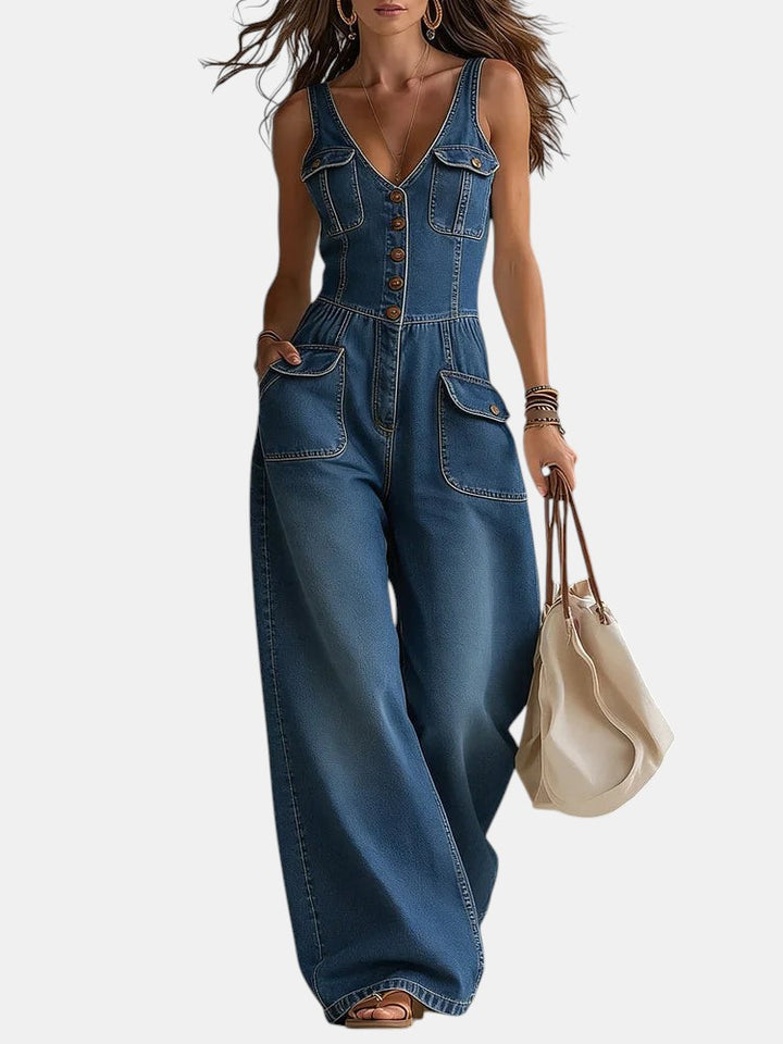 Sofia | Combinaison en Denim Rilassato