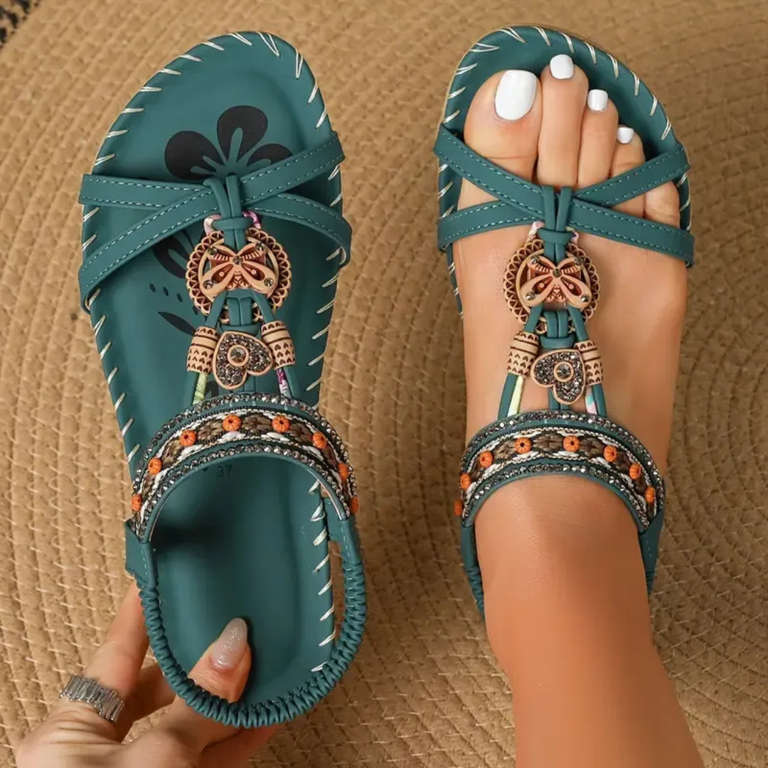 Nada – Sandales orthopédiques style Ibiza, confort & élégance