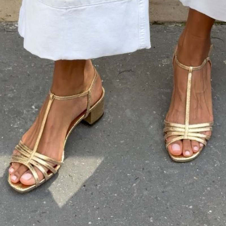 Maura - Golden Everyday Sandals