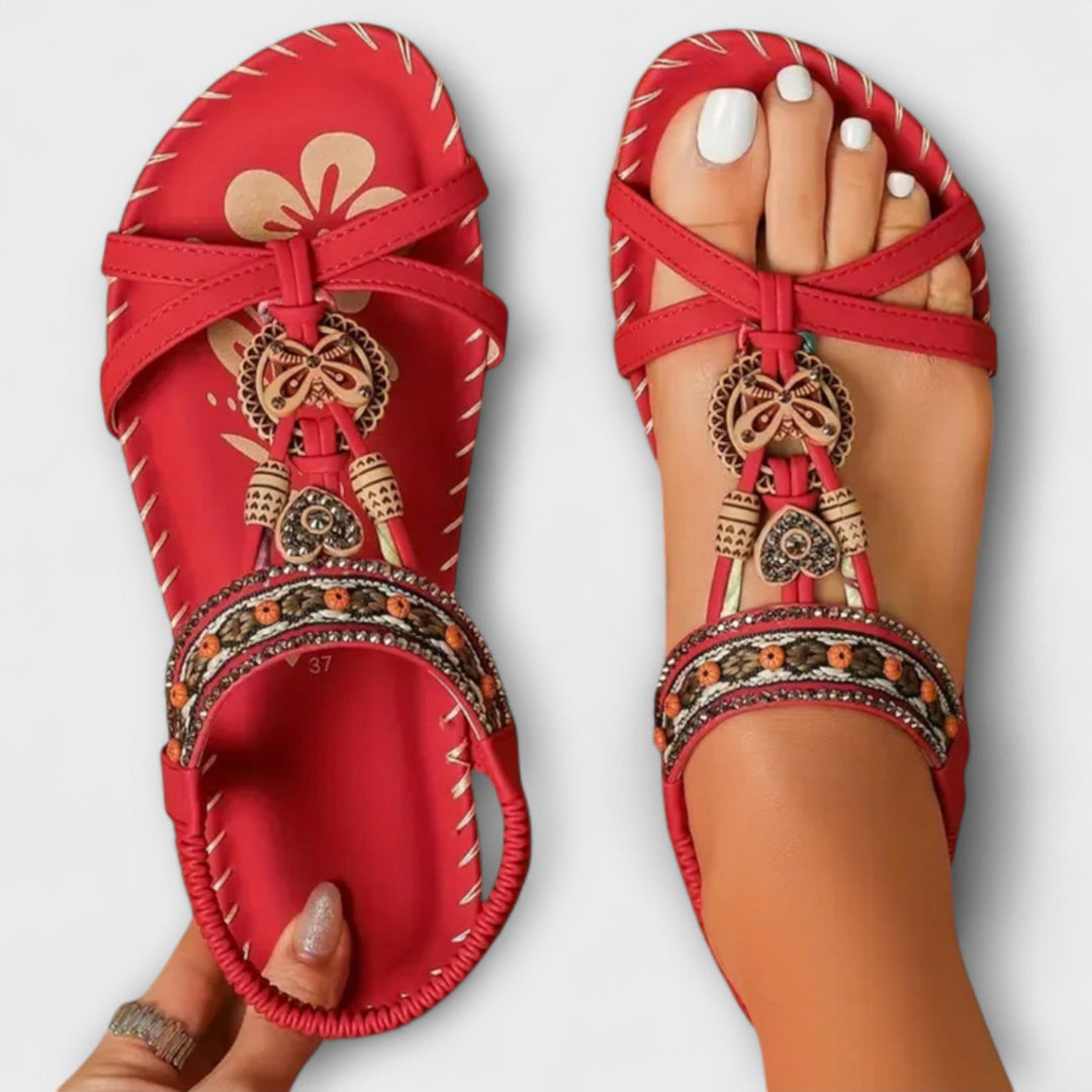 Cordelia - Sandales Ibiza Vertes