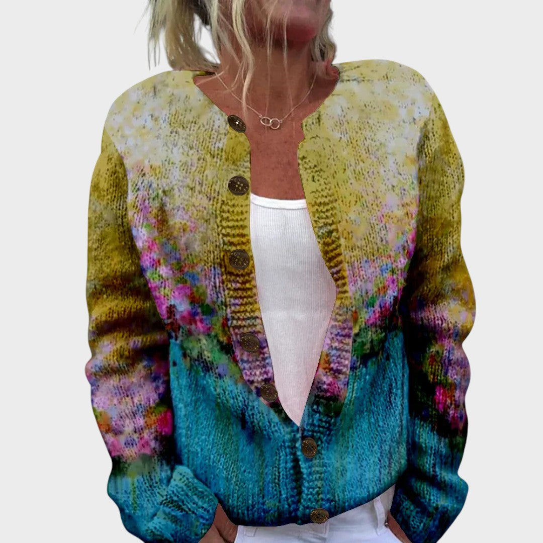 Ceathcarraig - Wildberry Bloom Cardigan