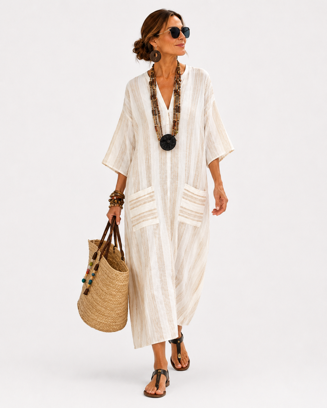 Ethlinn - Dress Pinstripe