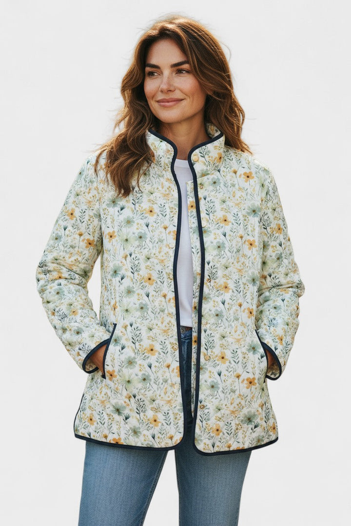 Alma – Steppjacke mit Streublümchen