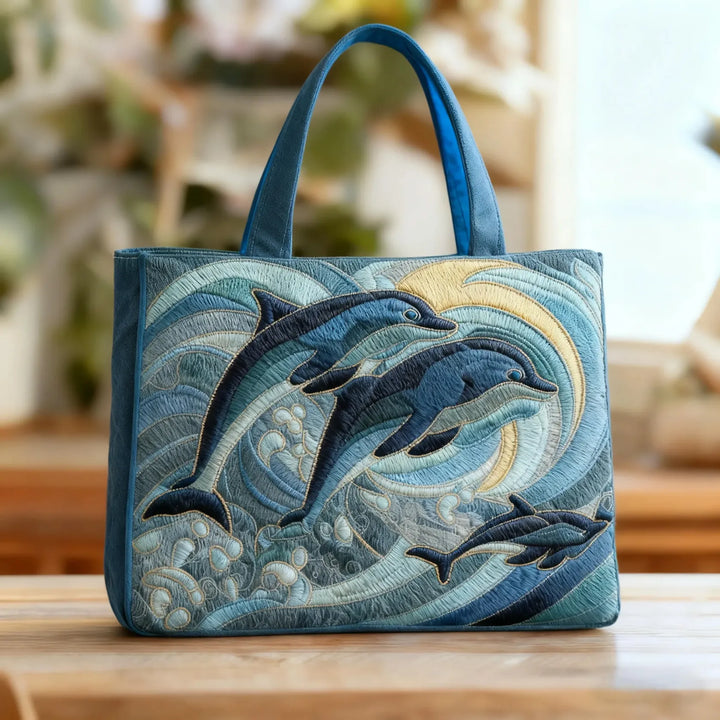 Dolphin Ocean Tote Bag